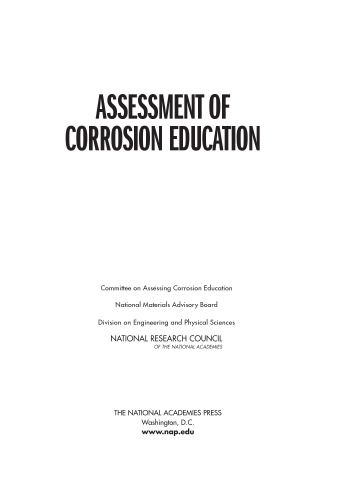 Assessment of Corrosion Education