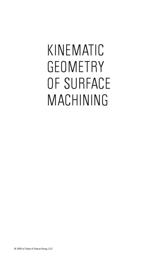 Kinematic Geometry of Surface Machining