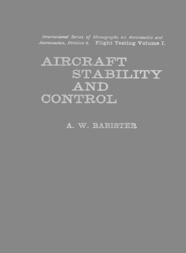 Aircraft Stability and Control