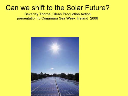 Can We Shift To The Solar Future?