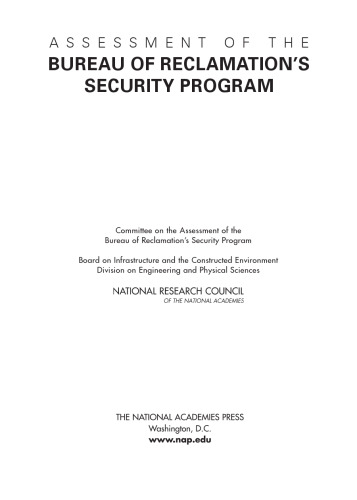 Assessment of the Bureau of Reclamation's Security Program