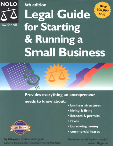 Legal Guide for Starting & Running a Small Business, 6th Edition (2001)