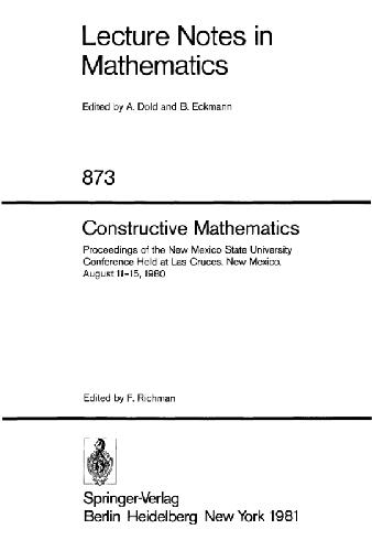 Constructive Mathematics