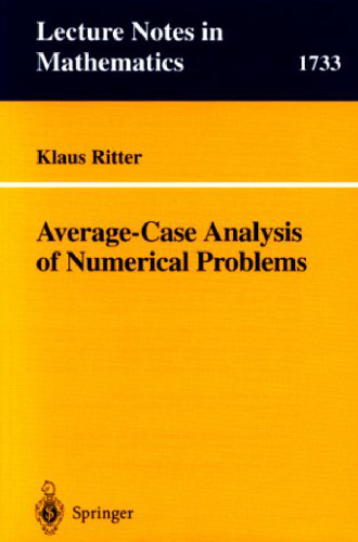 Average-Case Analysis of Numerical Problems