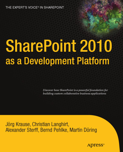 SharePoint 2010 as a Development Platform