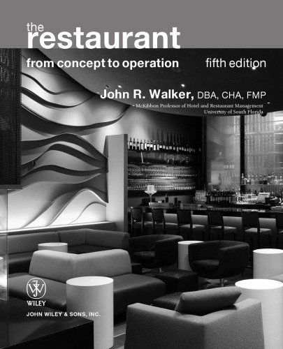 The Restaurant: From Concept to Operation