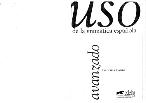 Uso de la gramática española. Avanzado