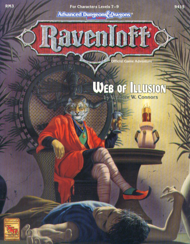 Web of Illusion (AD&D Ravenloft Module RM3) (Advanced Dungeons & Dragons, 2nd Edition, Ravenloff Official Game Adventure, Rm3, 9415)