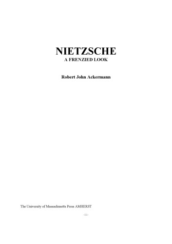 Nietzsche: A Frenzied Look