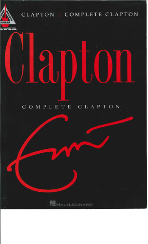 Eric Clapton Complete Clapton (Guitar Recorded Versions)