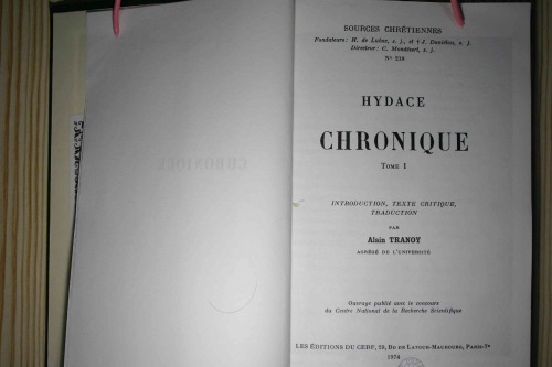 Hydace. Chronique. Tome 1