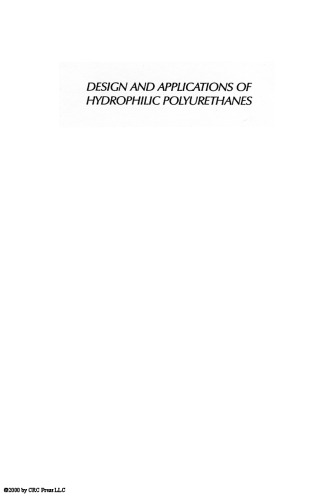 Design and Applications of Hydrophilic Polyurethanes