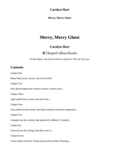 Merry, Merry Ghost