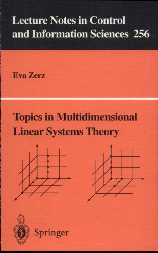 Topics in Multidimensional Linear Systems Theory