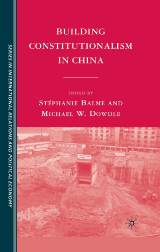 Building Constitutionalism in China