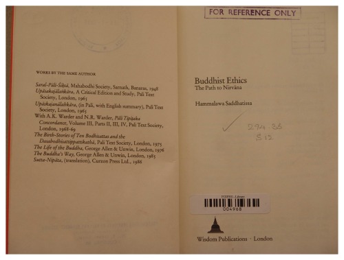 Buddhist ethics: The Path to Nirvāna