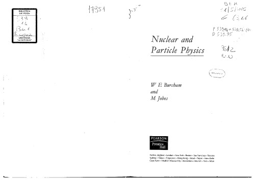 Nuclear and Particle Physics