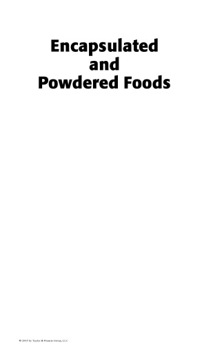 Encapsulated and Powdered Foods (Food Science and Technology)