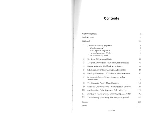 Screenwriting: The Sequence Approach