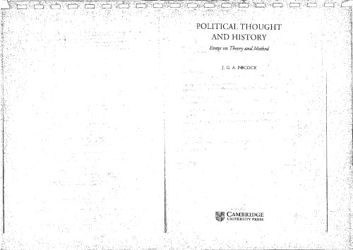 Political Thought and History: Essays on Theory and Method
