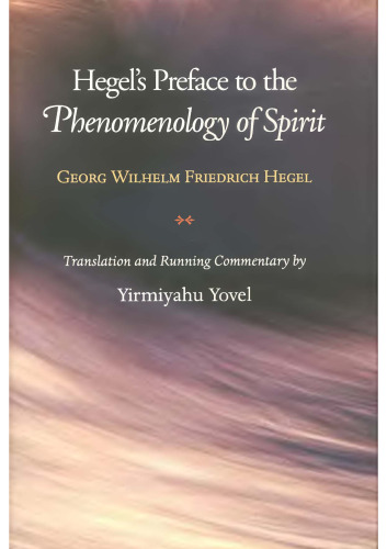 Preface to the Phenomenology of Spirit