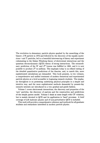 An Introduction to Gauge Theories and Modern Particle Physics, Volume 2 (Cambridge Monographs on Particle Physics, Nuclear Physics and Cosmology)