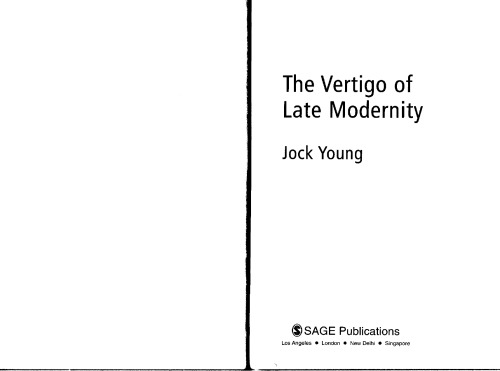 The Vertigo of Late Modernity