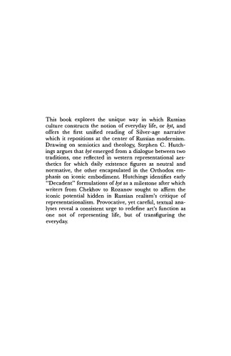 Russian Modernism: The Transfiguration of the Everyday