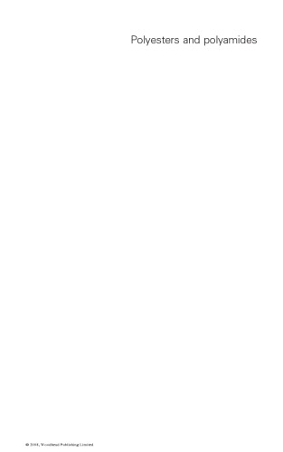 Polyesters and Polyamides (Woodhead Publishing Series in Textiles)