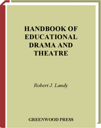 Handbook of Educational Drama and Theatre