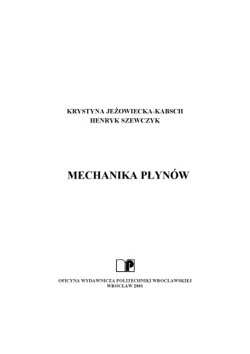 Mechanika płynów