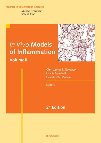 In Vivo Models of Inflammation, 2e, Vol. II