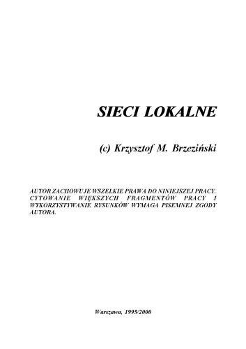 Sieci lokalne