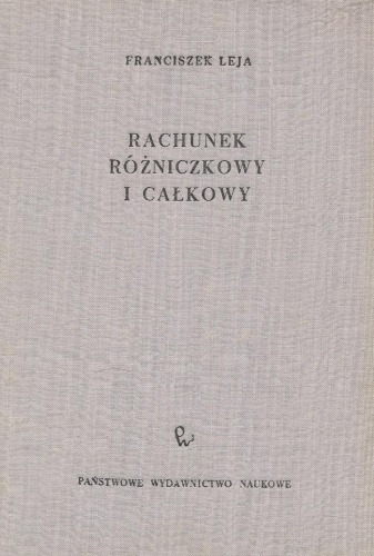 Rachunek różniczkowy i całkowy