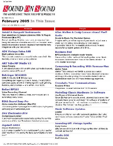 Sound on Sound (February 2005)