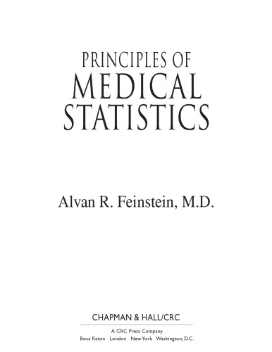 Principles of Medical Statistics