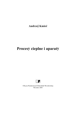 Procesy cieplne i aparaty