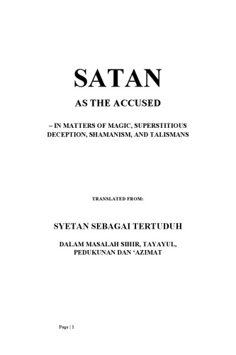 SATAN as the Accused