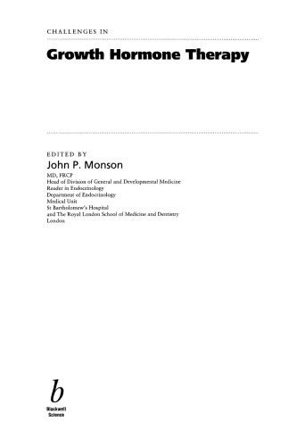 Challenges in Growth Hormone Therapy