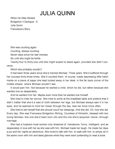 When He Was Wicked (2nd Epilogue)