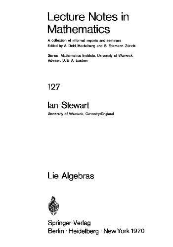Lie Algebras