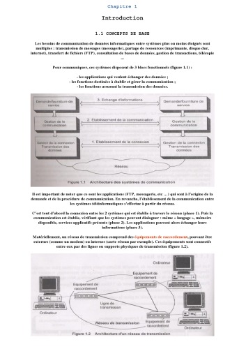 Transmissions et réseaux : Cours et exercices corrigés (4e édition)