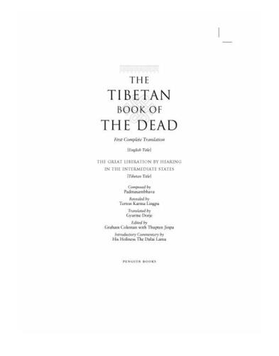 The Tibetan Book of the Dead: First Complete Translation (Penguin Classics Deluxe Edition)