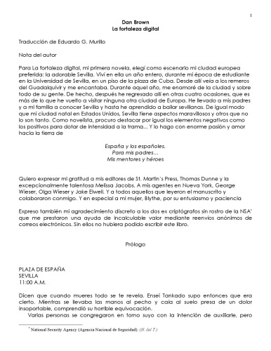 La fortaleza digital