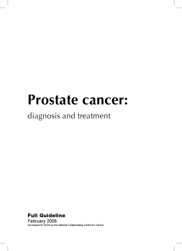 Prostate Cancer: Diagnosis and Treatment