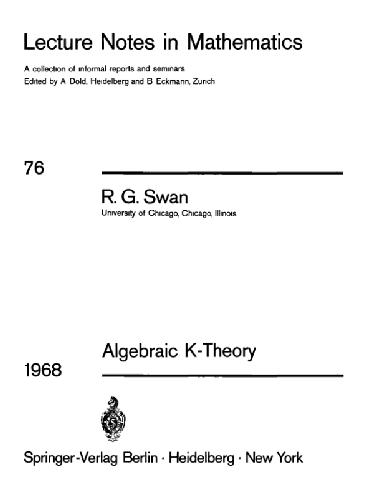 Algebraic K-Theory
