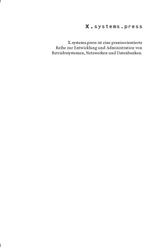 Sicheres Netzwerkmanagement: Konzepte, Protokolle, Tools (X.Systems.Press)