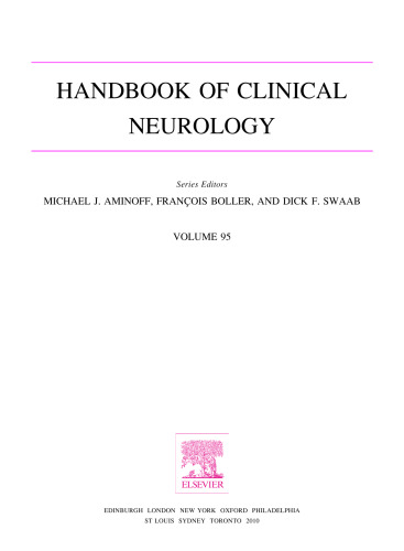 History of Neurology: Handbook of Clinical Neurology (Series Editors: Aminoff, Boller and Swaab)