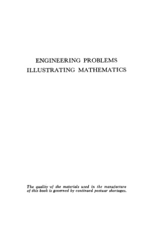 Engineering problems - illustrating mathematics