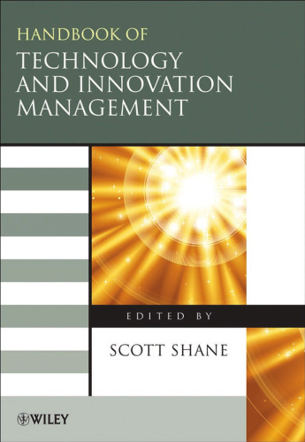 The Handbook of Technology and Innovation Management